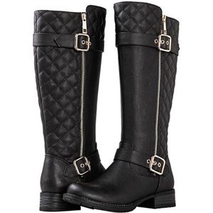 Women's Quilted Knee-High Fashion Boots